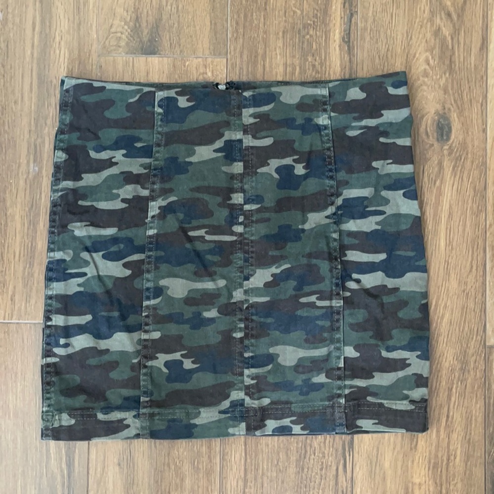 Free people Camo skirt
